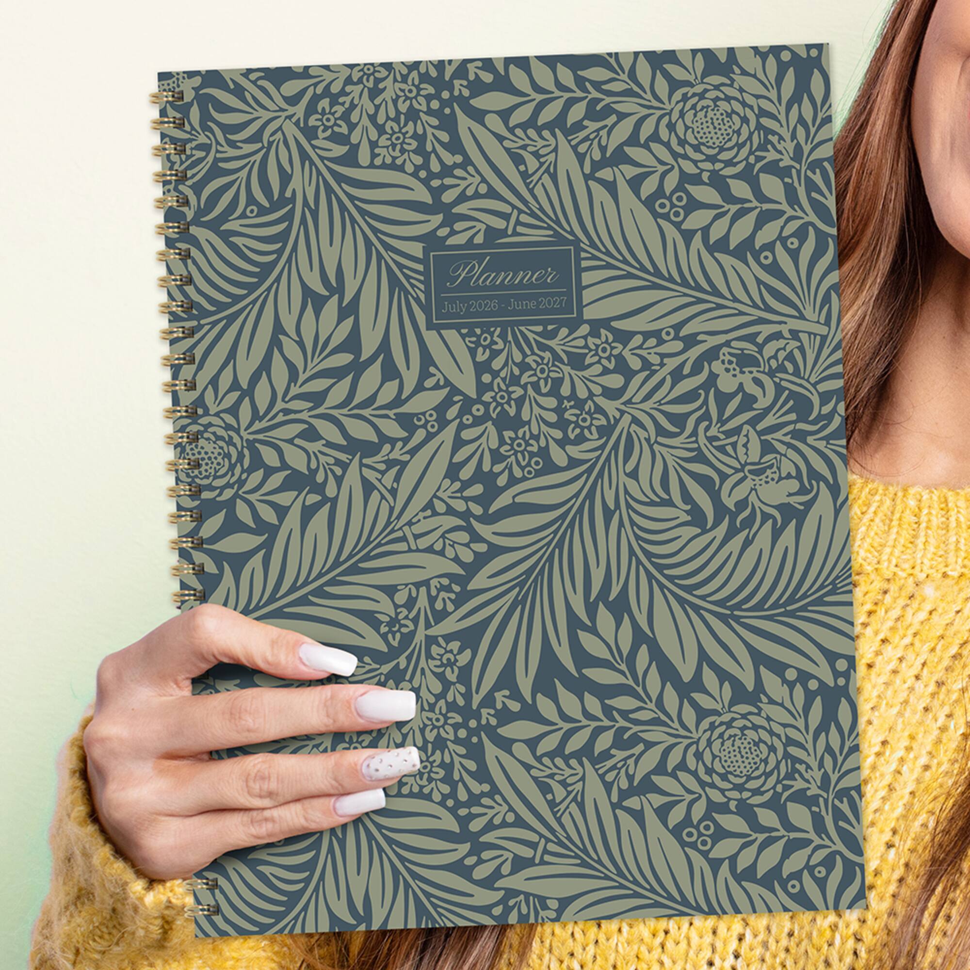 TF Publishing Large Leaf Motif Large Weekly Monthly Planner